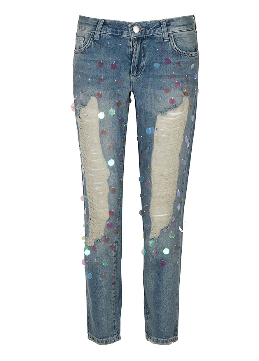 Γυναικείο CELIA DENIM Παντελόνι BSBφωτογραφία3