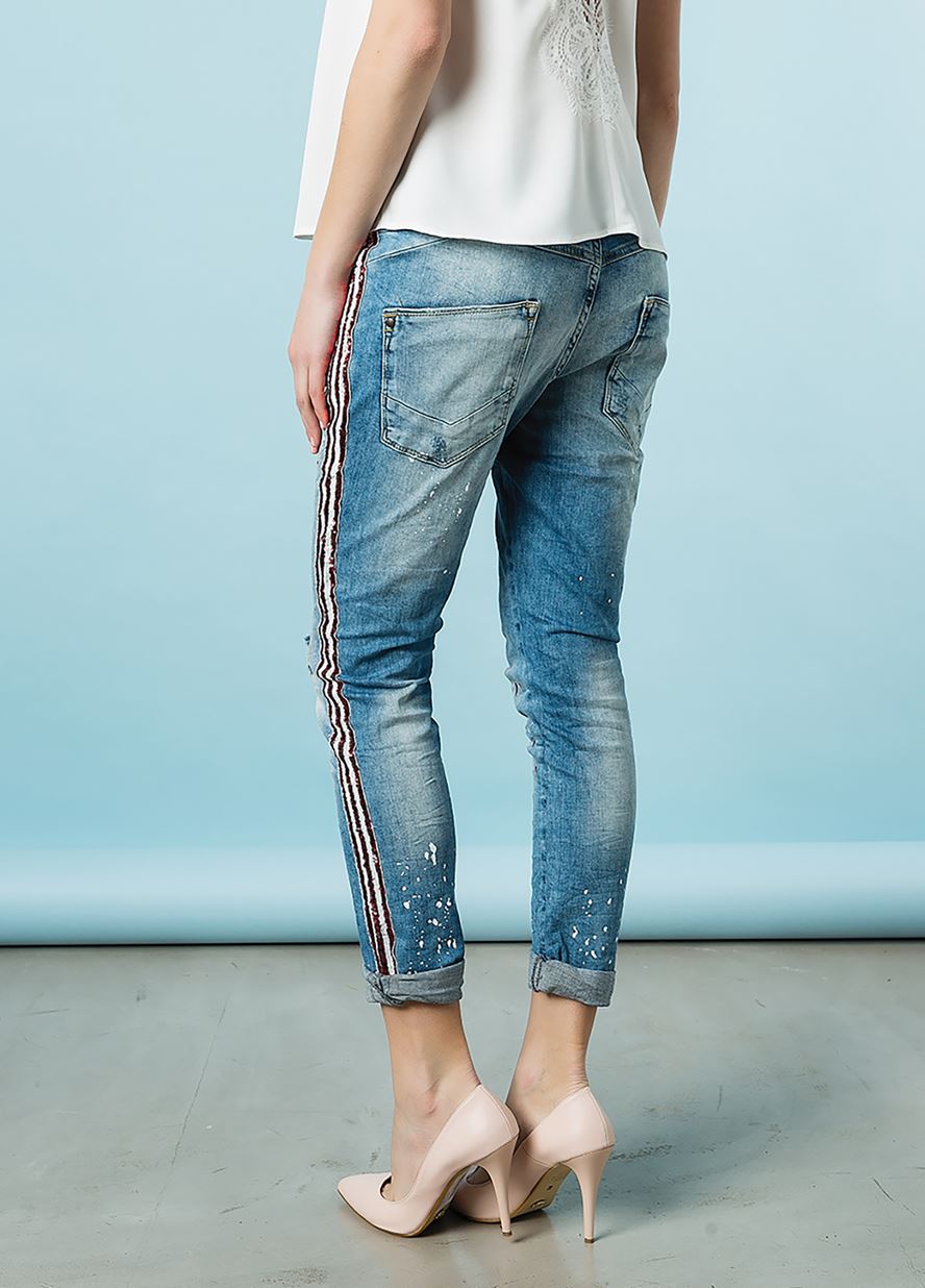 Γυναικείο Παντελόνι BSB DENIM SCARLETφωτογραφία2