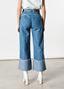 Γυναικείο Παντελόνι BSB DENIM HIGH WAISTφωτογραφία2