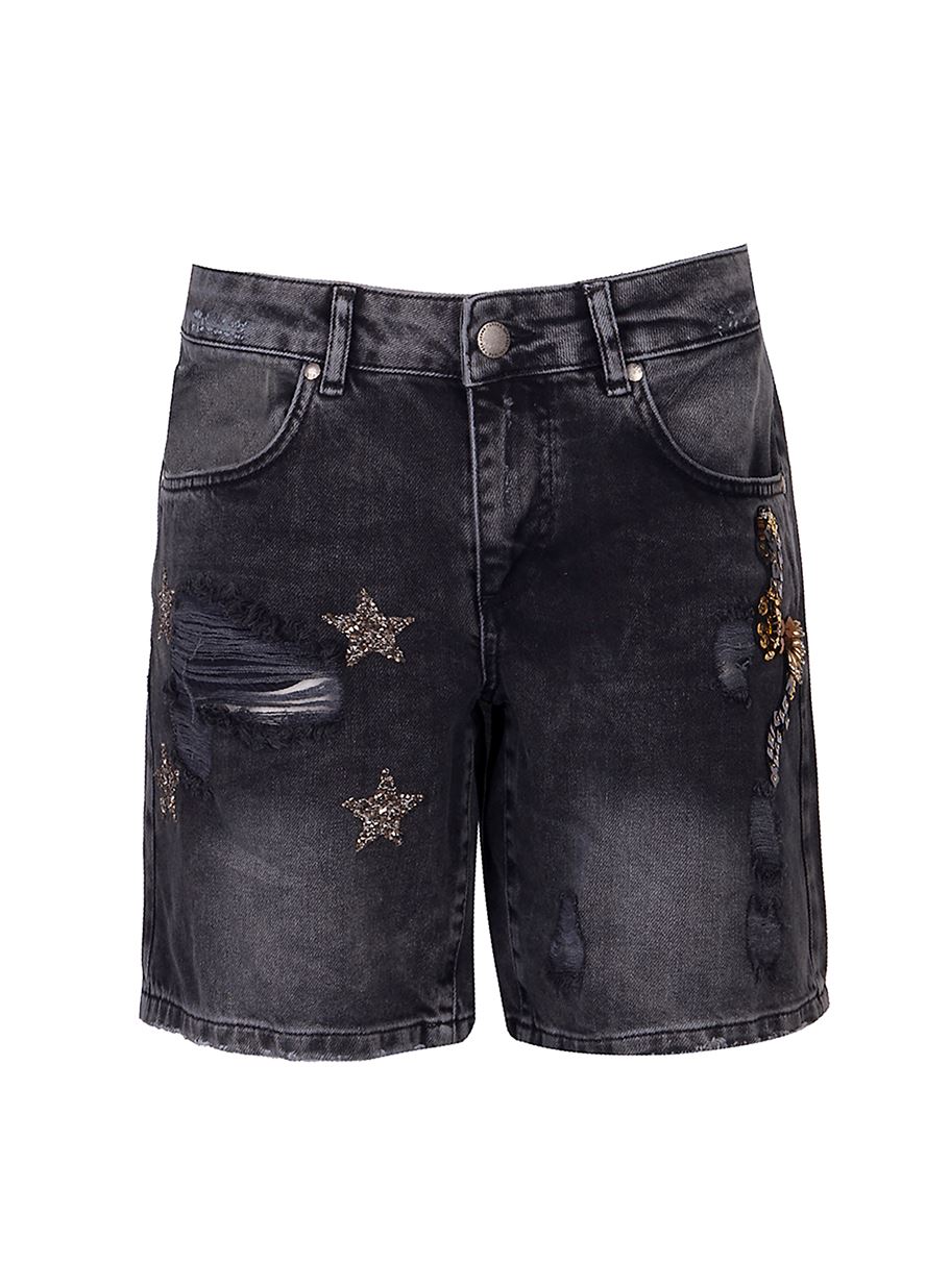 Γυναικεία Βερμούδα BSB SUGAR BLACK FASHIONφωτογραφία2