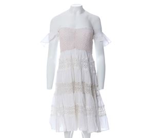 Lynne Vol.3 - Γυναικείο λευκό Φόρεμα LYNNE