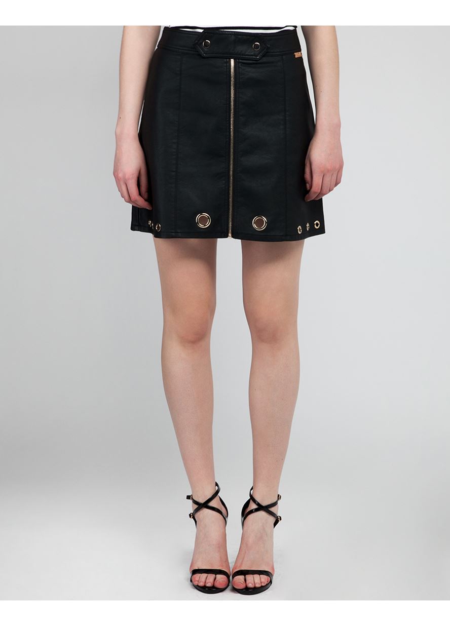 Γυναικεία LEATHER LOOK Φούστα LYNNEφωτογραφία2