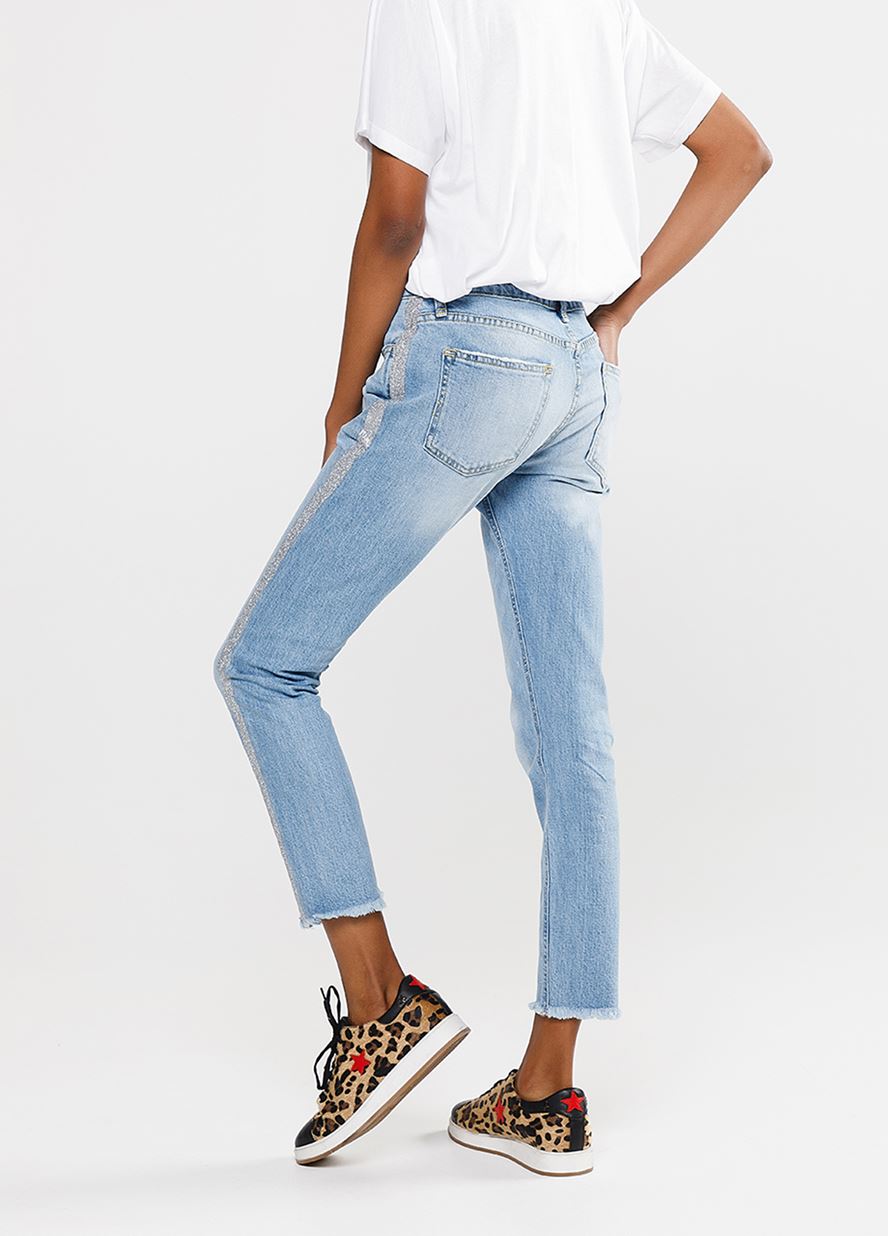 Γυναικείο Παντελόνι BSB MIA DENIM FASHION SPECIAL LIGHT,φωτογραφία5