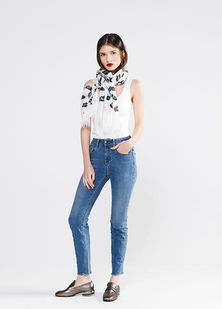 Γυναικείο Παντελόνι BSB VENICE BLUE DENIM