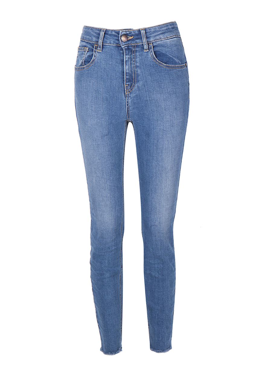 Γυναικείο Παντελόνι BSB VENICE BLUE DENIMφωτογραφία4
