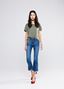 Γυναικείο Παντελόνι BSB CROPPED FLARE BLUE DENIMφωτογραφία1