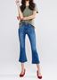 Γυναικείο Παντελόνι BSB CROPPED FLARE BLUE DENIMφωτογραφία4