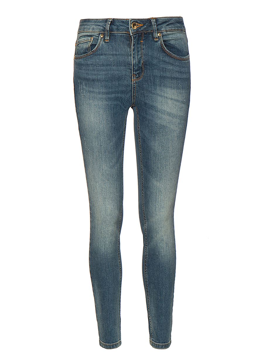 Γυναικείο Παντελόνι BSB SELENA MEDIUM BLUE DENIMφωτογραφία4