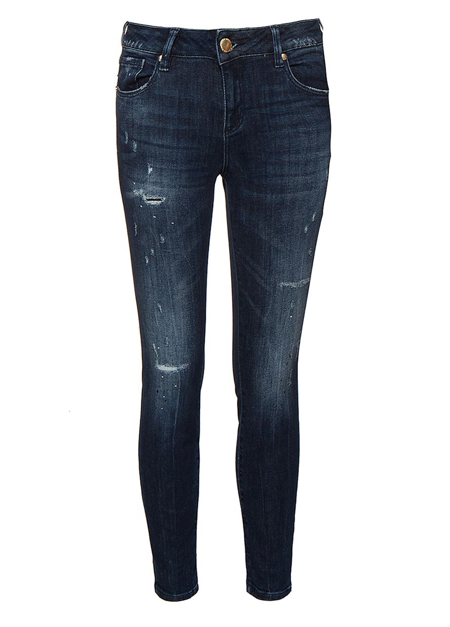 Γυναικείο Παντελόνι BSB SANTE BLUE DENIM FASHION SPECIALφωτογραφία2