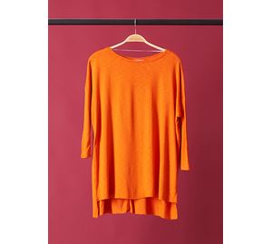 Cozy Clothing - Γυναικεία Μπλούζα PINK WOMAN πορτοκαλί χρώμα