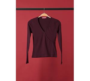 Cozy Clothing - Γυναικεία Μπλούζα PINK WOMAN σε στενή γραμμή