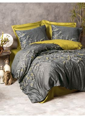 Σετ Διπλής Θήκης Παπλώματος Από Σατέν Foutastic