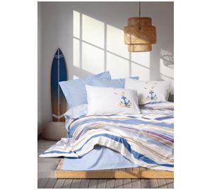 Bedding & Bathroom Shop Bedding & Bathroom Shop - Σετ Διπλή Παπλωματοθήκη Ranforce Foutastic