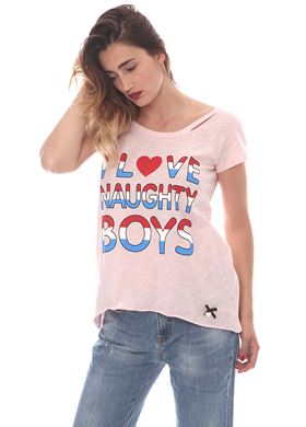 Γυναικεία ροζ Μπλούζα LYNNE LOVE NAUGHTY BOYS