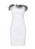 Γυναικείο λευκό Φόρεμα BSB 2