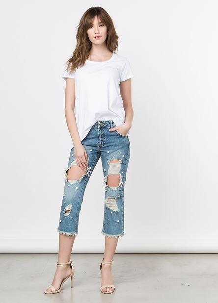Γυναικείο LUCIA CROPPED Παντελόνι BSB