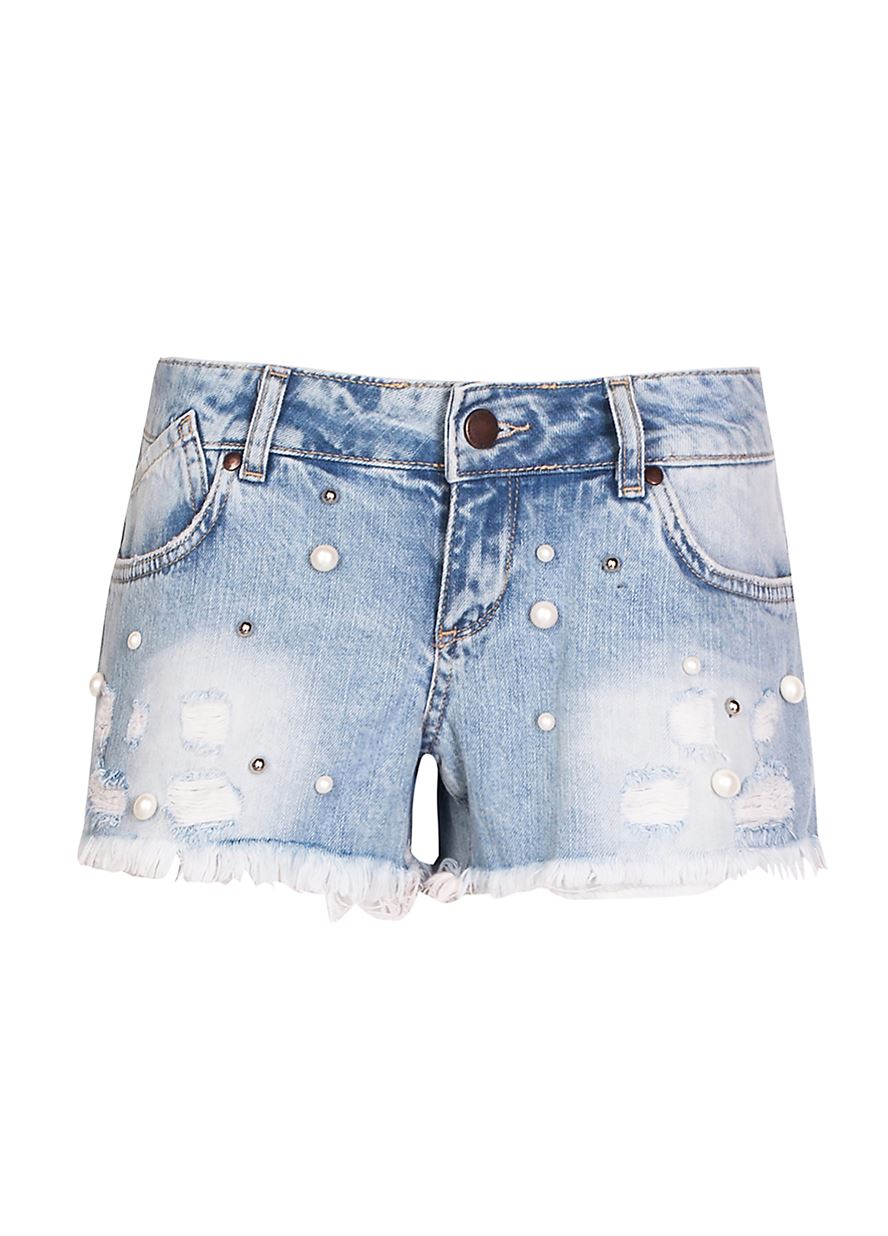 Γυναικείο Σορτς BSB LIGHT DENIMφωτογραφία3
