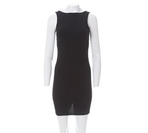 Lynne Vol.2 – Γυναικείο μαύρο Φόρεμα LYNNE στενή γραμμή