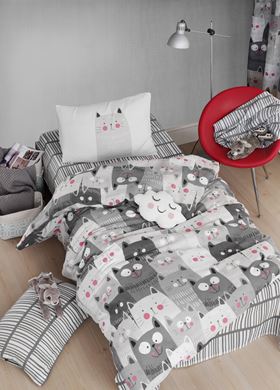 Σετ Μονή Παπλωματοθήκη - Σεντόνι - Μαξιλαροθήκη Foutastic