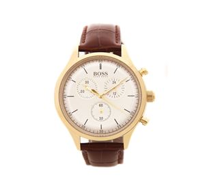 Jewels & Watches Bazaar – Ανδρικό Ρολόι HUGO BOSS δερμάτινο