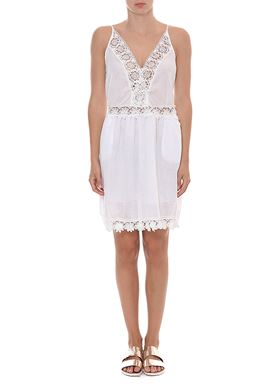 Αμάνικο Λευκό Φόρεμα MYMOO