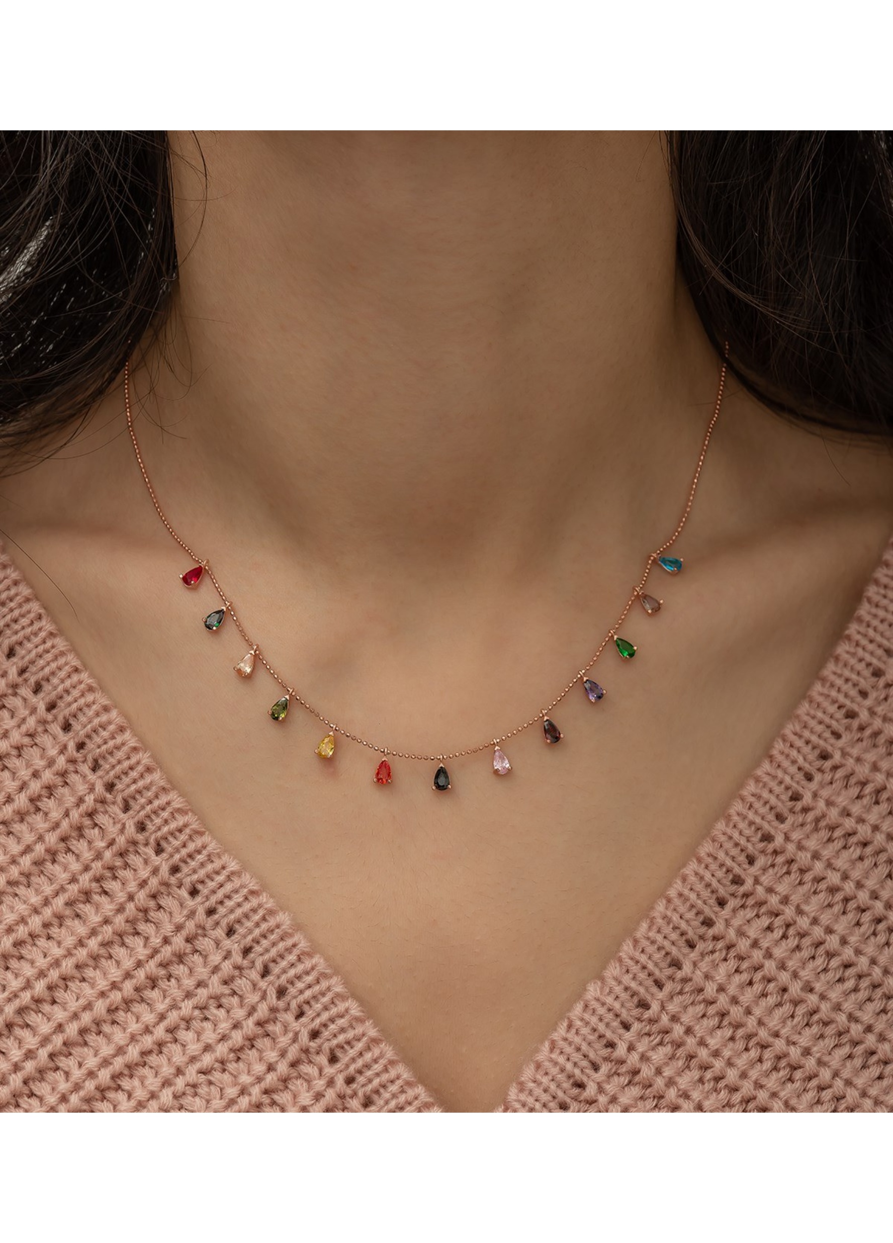 Jewels Shop Jewels Shop - Γυναικείο Ασημένιο Κολιέ Veronica