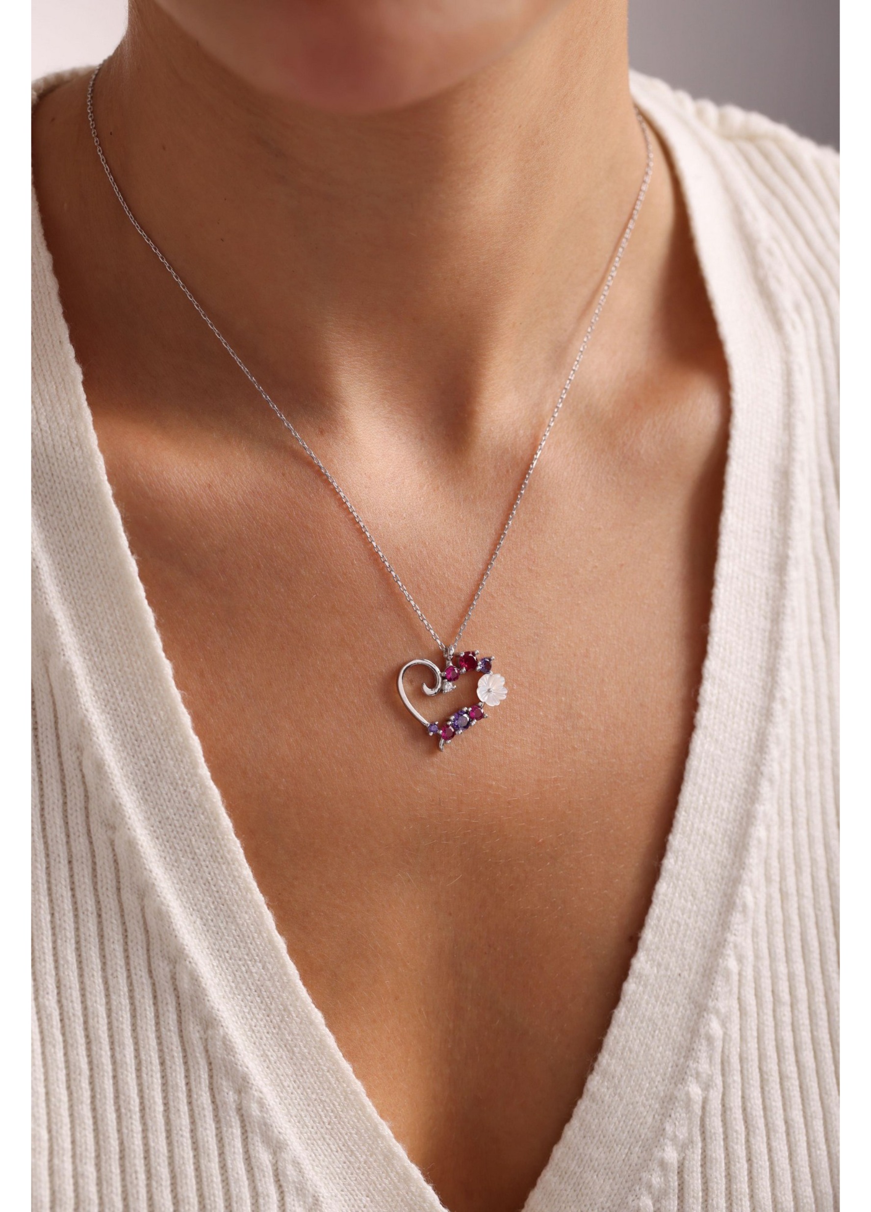 Jewels Shop Jewels Shop - Γυναικείο Ασημένιο Κολιέ Veronica
