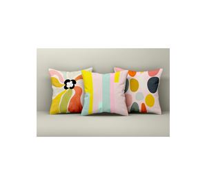 Cushion Cover Shop - Σετ Κάλυμμα Μαξιλαριού 3 τμχ Coverest Cushion Cover Shop
