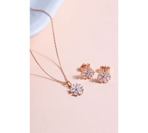 Jewels Shop - Γυναικείο Σετ Κοιλιέ & Σκουλαρίκια Ava Collection Jewels Shop