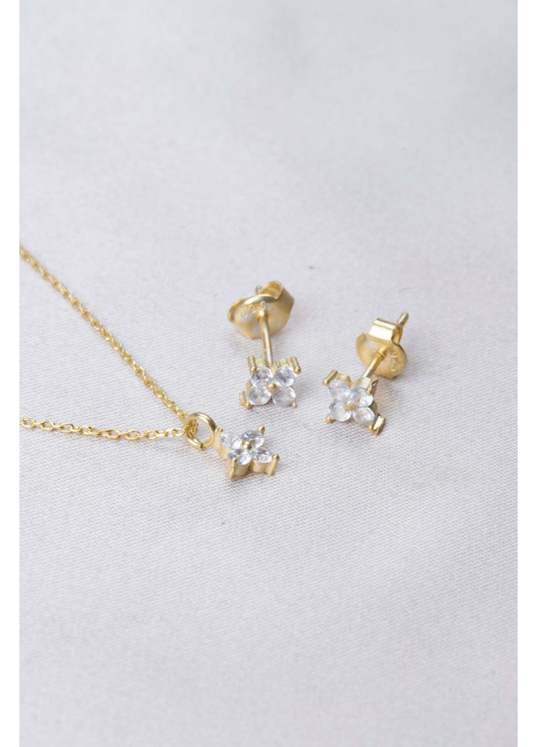 Jewels Shop Vol.1 - Γυναικείο Σετ Κοιλιέ & Σκουλαρίκια Ava Collection