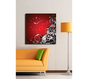 Home Deco - Διακοσμητικό Ρολόι Τοίχου Από Καμβά Wall Expert