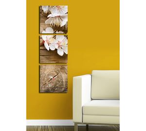 Home Deco - Πίνακας/Ρολόι Καμβάς 3 τμχ Wall Expert