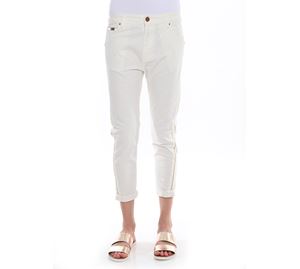 Stylish Bazaar - Γυναικείο Παντελόνι G SEL εκρού χρώμα