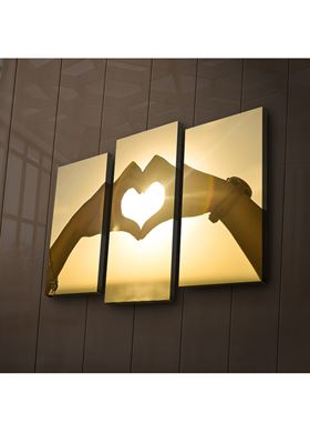 Διακοσμητικός Πίνακας Με LED Wallity