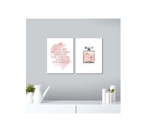 Home Deco - Διακοσμητικό Ζωγραφικής MDF 2 Τεμ. Kalune Design Home Deco