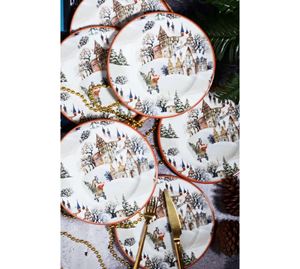 Kitchen Offers - Σετ Πιάτων Γλυκού 6 τμχ Hermia Kitchen Offers