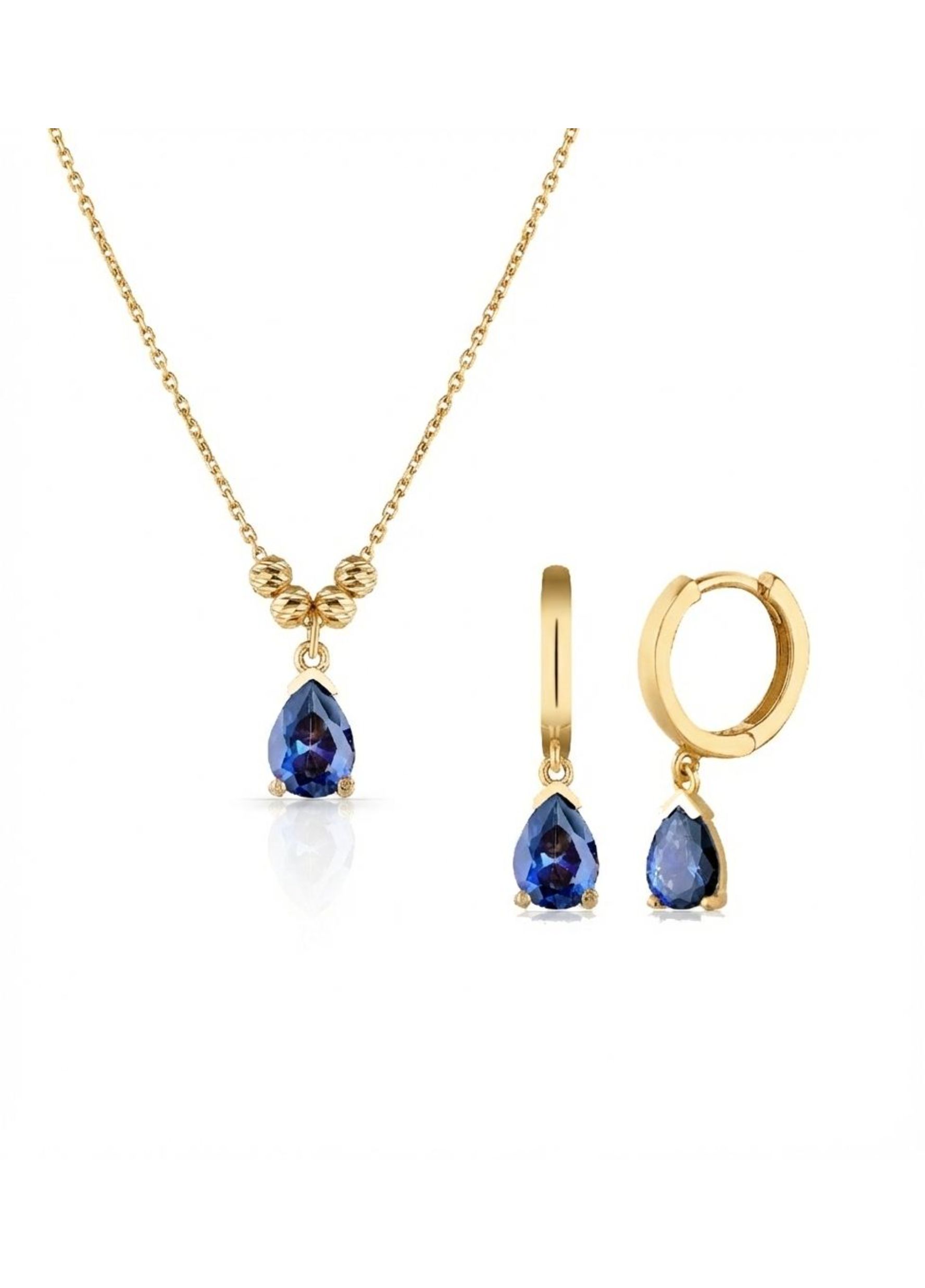 Jewels Shop - Γυναικείο Σετ Κολιέ - Σκουλαρίκι Celovia