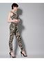 Γυναικείο Παντελόνι PINK WOMAN animal printφωτογραφία3