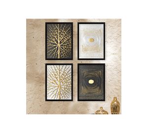 Home Deco - Σετ 4 τμχ Πίνακες Kalune Design Home Deco
