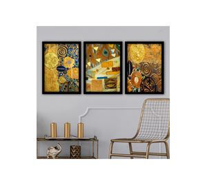 Home Deco - Διακοσμητικός Πίνακας Με Κορνίζα 3 Τεμ. Kalune Design Home Deco