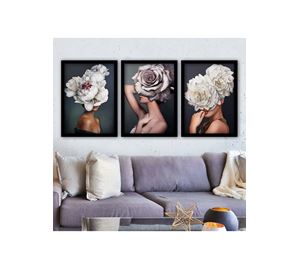 Home Bazaar Vol.1 Home Bazaar Vol.1 - Διακοσμητικός Πίνακας Με Κορνίζα 3 Τεμ. Wallity