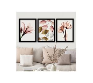 Wall Decoration Wall Decoration - Διακοσμητικός Πίνακας Με Κορνίζα 3 Τεμ. Wallity