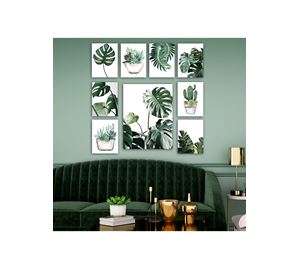 Home Deco - Διακοσμητικός Πίνακας Mdf 9 Τεμ. Kalune Design Home Deco