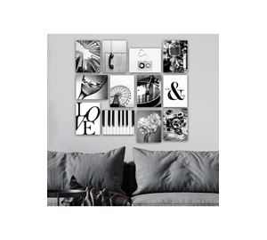 Wall Decoration Wall Decoration - Σετ Πίνακες 12 τμχ Wallity