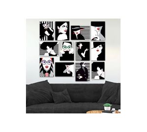 Home Deco - Σετ Πίνακες 12 τμχ Kalune Design Home Deco