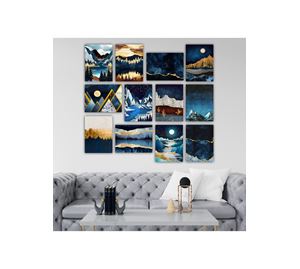 Wall Decoration Wall Decoration - Σετ Πίνακες 12 τμχ Wallity