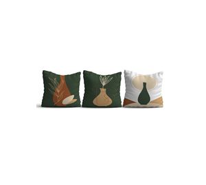 Cushion Cover Shop - Σετ Κάλυμμα Μαξιλαριού 3 τμχ Coverest Cushion Cover Shop