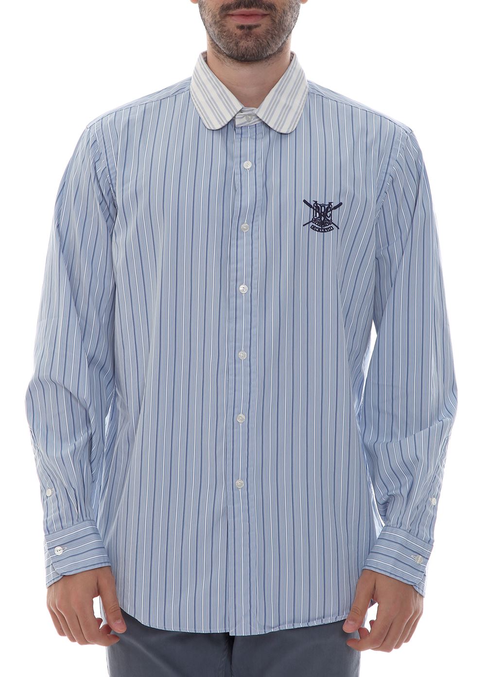 Μπλε Ριγέ Πουκάμισο POLO RALPH LAUREN 1