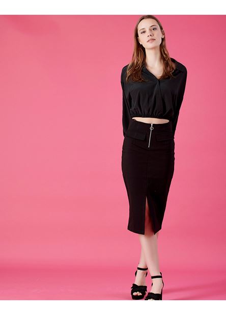 Γυναικεία Φούστα PINK WOMAN midi