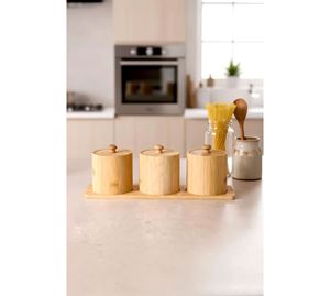 Kitchen Offers Kitchen Offers - Σετ Βάζων Μπαχαρικών 4 Τεμ. Hermia